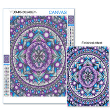 Carica l&#39;immagine nel visualizzatore della Galleria, Nuovo fai da te pittura diamante 5D albero di luna mosaico rotondo completo paesaggio fiore diamante ricamo arte strass per la decorazione domestica