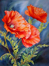 Carica l&#39;immagine nel visualizzatore della Galleria, Pittura diamante rosa fiori pittura di cristallo 5D fai da te completo rotondo paesaggio mosaico ricamo decorazioni per la casa arte della parete