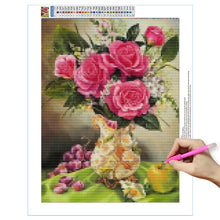 Cargar imagen en el visor de la galería, DIY 5D diamante pintura círculo completo resina mosaico paisaje Animal diamante bordado imagen Rhinestone decoración del hogar regalo