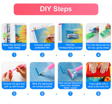 Cargar imagen en el visor de la galería, DIY 5D diamante pintura florero diamante mosaico flor arte DIY Rhinestone bordado punto de cruz Kit decoración del hogar