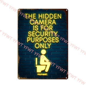 Women Men Toilet Metal Sign Restroom Tin Sign Wall Decor for Man Cave Hotel Pub Bar Iron Painting Fress Wifi Metal Poster