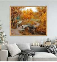 Cargar imagen en el visor de la galería, Pintura de diamante redondo completo Animal Tigre mariposa 5D DIY paisaje diamante bordado punto de cruz Kit hecho a mano regalo decoración del hogar