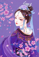 Carica l&#39;immagine nel visualizzatore della Galleria, Nuovo fai da te pittura diamante 5D albero di luna mosaico rotondo completo paesaggio fiore diamante ricamo arte strass per la decorazione domestica