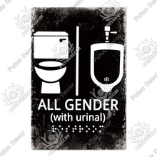 Laden Sie das Bild in den Galerie-Viewer, Putuo Decor Restroom Blechschild Vintage Badezimmer Plaque Metall Wandkunst Poster für WC Dekoration Zubehör Eisen Gemälde