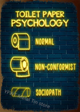 Laden Sie das Bild in den Galerie-Viewer, Frauen Männer Toilette Metallschild Toilette Blechschild Wanddekoration für Man Cave Hotel Pub Bar Eisenmalerei Fress Wifi Metallposter