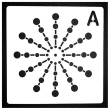 Load image into Gallery viewer, Xugar Reusable Mandala Dotting Stencils for DIY Craft Drawing Hollow Mandala Stencils Rocks Fabric Wall Art Painting Tools