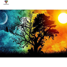 Load image into Gallery viewer, XUEQIXIAOZU Full Square/Round 5D Diamond Painting  Scenery Tree of Fantasy Embroidery Cross Stitch Rhinestone Mosaic Home Decor