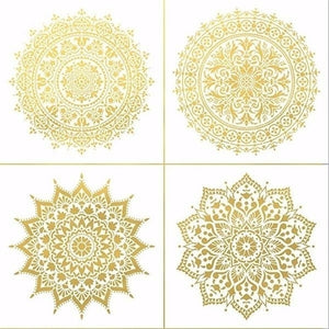 A3 A2 Size DIY Craft Mandala Stencils for Painting on Wood,Fabric,Walls Art Scrapbooking Stamping Album Embossing Paper Cards