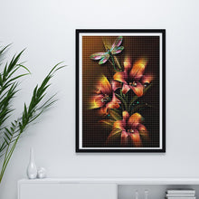 Carica l&#39;immagine nel visualizzatore della Galleria, Pittura diamante rosa fiori pittura di cristallo 5D fai da te completo rotondo paesaggio mosaico ricamo decorazioni per la casa arte della parete