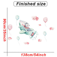 Загрузите изображение в программу просмотра галереи, Мультфильм Детская комната Настенный декор Наклейки на воздушные шары Виниловые наклейки на стены для украшения дома Художественные фрески Наклейка Обои