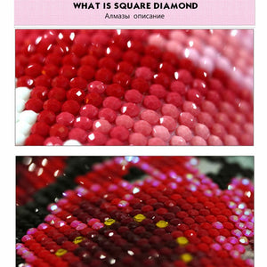 Bricolage 5D diamant peinture fleur pleine ronde mosaïque plage paysage diamant broderie image strass décoration de la maison cadeau