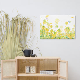 Картина на холсте с изображением цветов