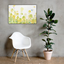 Загрузите изображение в программу просмотра галереи, Холст Цветы рапса Настенное искусство