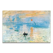 Cargar imagen en el visor de la galería, Famoso artista Van Gogh pintura al óleo cielo estrellado Iris flor amanecer paisaje lienzo pintura impresión póster imagen decoración de pared