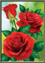 Load image into Gallery viewer, Diamond Embroidery Full Round Flowers 5D Diy Diamond Mosaic Flowers Kit Diamond Painting Cross Stitch Rhinestone Diamond Art