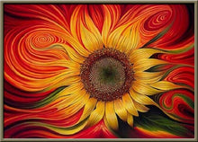 Load image into Gallery viewer, Diamond Embroidery Full Round Flowers 5D Diy Diamond Mosaic Flowers Kit Diamond Painting Cross Stitch Rhinestone Diamond Art