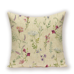 Décoration nordique housse de coussin printemps oreiller couvre plante fleur jeter taie d'oreiller 45 X 45 Cm coussins décor à la maison lit cas