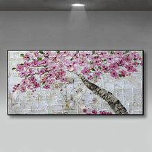 Cargar imagen en el visor de la galería, Lienzo pintado a mano, pinturas al óleo, decoración de boda moderna, pintura al óleo, imágenes artísticas de pared, decoración del hogar para sala de estar en lienzos