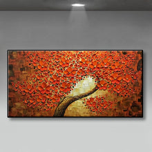 Cargar imagen en el visor de la galería, Lienzo pintado a mano, pinturas al óleo, decoración de boda moderna, pintura al óleo, imágenes artísticas de pared, decoración del hogar para sala de estar en lienzos