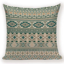 Загрузите изображение в программу просмотра галереи, Green Pillow Cover Geometric Print Cushion Covers Pillow case Sofa Cushion Cover 45*45cm Decorative Throw Pillows Case