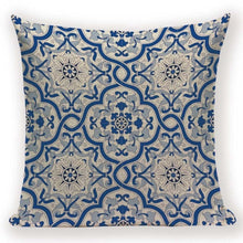 Загрузите изображение в программу просмотра галереи, Green Pillow Cover Geometric Print Cushion Covers Pillow case Sofa Cushion Cover 45*45cm Decorative Throw Pillows Case