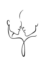 Carica l&#39;immagine nel visualizzatore della Galleria, Immagine di arte astratta moderna Decorazioni per la casa Pittura su tela nordica Arte della parete Figura Disegno a tratteggio Poster e stampe per soggiorno