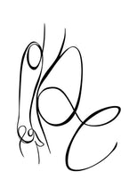 Carica l&#39;immagine nel visualizzatore della Galleria, Immagine di arte astratta moderna Decorazioni per la casa Pittura su tela nordica Arte della parete Figura Disegno a tratteggio Poster e stampe per soggiorno