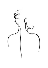 Carica l&#39;immagine nel visualizzatore della Galleria, Immagine di arte astratta moderna Decorazioni per la casa Pittura su tela nordica Arte della parete Figura Disegno a tratteggio Poster e stampe per soggiorno