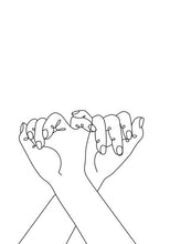 Carica l&#39;immagine nel visualizzatore della Galleria, Immagine di arte astratta moderna Decorazioni per la casa Pittura su tela nordica Arte della parete Figura Disegno a tratteggio Poster e stampe per soggiorno