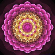 Cargar imagen en el visor de la galería, Taladro cuadrado/redondo completo 5D DIY pintura de diamante &quot;Mandala religiosa&quot; bordado 3D punto de cruz 5D decoración del hogar regalo