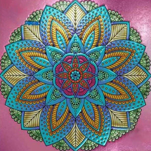 Full Square/Round Drill 5D DIY Diamond Painting &quot;Religious Mandala&quot; 3D Embroidery Cross Stitch 5D Home Decor Gift