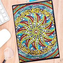 Загрузите изображение в программу просмотра галереи, Алмазная вышивка тетрадей Павлин особой формы 5d DIY Алмазная вышивка Мандала Мозаика Рождественский подарок