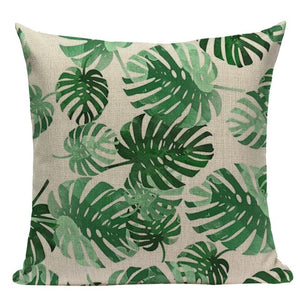 High Quality Cushion Covers Rainfore Ststyle  Plant Pillowcases On The Pillows Decorative  Custom  Sofa Cushion Cover For Room