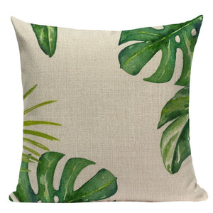 High Quality Cushion Covers Rainfore Ststyle  Plant Pillowcases On The Pillows Decorative  Custom  Sofa Cushion Cover For Room