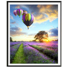 Laden Sie das Bild in den Galerie-Viewer, Landschaft 5D-Diamant-Malerei voller Diamanten ländlichen Wald Strand Blumen runden Diamant-Mosaik-Muster Heimtextilien DIY handgefertigt