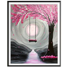 Laden Sie das Bild in den Galerie-Viewer, Landschaft 5D-Diamant-Malerei voller Diamanten ländlichen Wald Strand Blumen runden Diamant-Mosaik-Muster Heimtextilien DIY handgefertigt