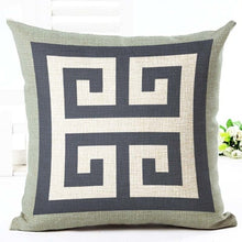 Cargar imagen en el visor de la galería, Envío Directo Elk personalizado nuevo 24 estilos funda de almohada de lino funda de cojín de ciervo geométrico estilo nórdico funda de almohada decorativa para el hogar