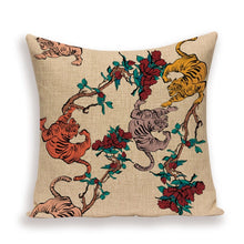 Laden Sie das Bild in den Galerie-Viewer, Green Pillow Cover Geometric Print Cushion Covers Pillow case Sofa Cushion Cover 45*45cm Decorative Throw Pillows Case