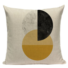 Charger l&#39;image dans la galerie, Green Pillow Cover Geometric Print Cushion Covers Pillow case Sofa Cushion Cover 45*45cm Decorative Throw Pillows Case