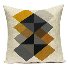 Carica l&#39;immagine nel visualizzatore della Galleria, Fodere per cuscini semplici nordici Fodere per cuscini decorativi per la casa a strisce gialle Fodere per cuscini Fodere per cuscini Fodere per cuscini per divano letto