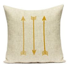 Carica l&#39;immagine nel visualizzatore della Galleria, Fodere per cuscini semplici nordici Fodere per cuscini decorativi per la casa a strisce gialle Fodere per cuscini Fodere per cuscini Fodere per cuscini per divano letto