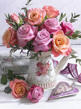 Cargar imagen en el visor de la galería, Evershine 5D DIY diamante pintura flor punto de cruz Kit mosaico diamante bordado rosa completo cuentas cuadradas decoración del hogar