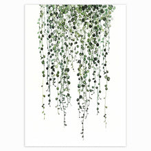 Carica l&#39;immagine nel visualizzatore della Galleria, Pianta tropicale Nordic Poster Decorazione della casa Foglie verdi scandinave Immagine decorativa Pittura moderna su tela di arte della parete