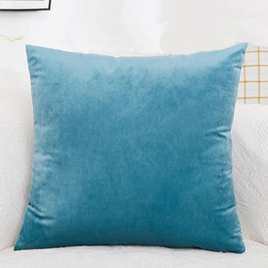 Velvet Cushion Cover Pillowcase Solid Color Pillow Case Cojines Decor Sofa Throw Pillows Room Pillow Cover Decorative Wholesale