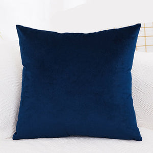 Velvet Cushion Cover Pillowcase Solid Color Pillow Case Cojines Decor Sofa Throw Pillows Room Pillow Cover Decorative Wholesale