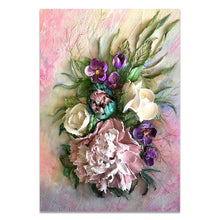 Carica l&#39;immagine nel visualizzatore della Galleria, Pittura a olio Stampa Arte della parete Fiore Pittura su tela per soggiorno Cuadros Decoracion Salon Poster sul muro Stampe per decorazioni per la casa