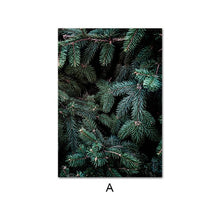 Load image into Gallery viewer, Nordic Fog Forest Deer Animal Canvas Wall Art Print Painting Mountain Lake Landscape Poster Nature Decorative Picture Home Decor