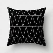 Загрузите изображение в программу просмотра галереи, Green Pillow Cover Geometric Print Cushion Covers Pillow case Sofa Cushion Cover 45*45cm Decorative Throw Pillows Case