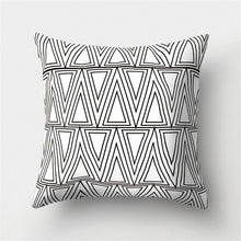 Загрузите изображение в программу просмотра галереи, Green Pillow Cover Geometric Print Cushion Covers Pillow case Sofa Cushion Cover 45*45cm Decorative Throw Pillows Case