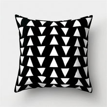 Загрузите изображение в программу просмотра галереи, Green Pillow Cover Geometric Print Cushion Covers Pillow case Sofa Cushion Cover 45*45cm Decorative Throw Pillows Case